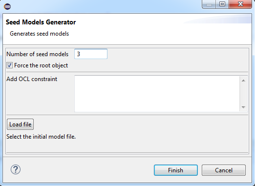 Seed model synthesis wizard