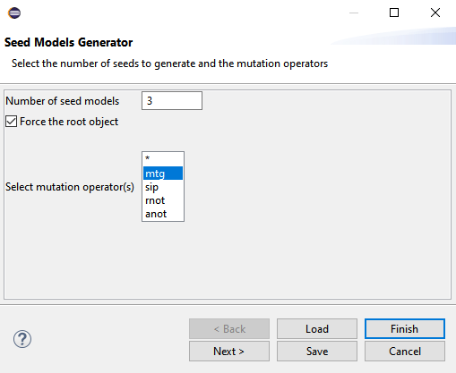 Wodel-EDU seed model synthesis wizard